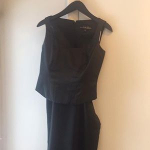 2-piece long Nicole Miller gorgeous dress